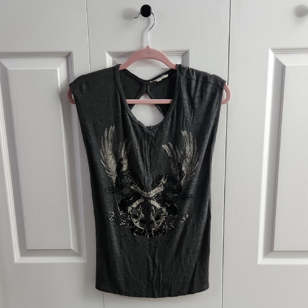 Zara open back top